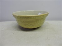Yellow Stoneware Mixing Bowl 10"D