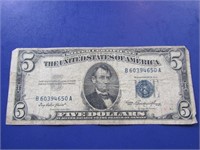 1953 Five Dollar Bill