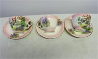 Royal Winton Old English Manor Cups & Saucers