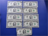 9-1976 Two Dollar Bills