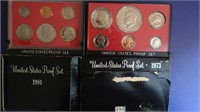 2 U.S. Proof Sets-1973 & 1981