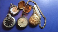 Pocket Watches-Illinois Watch Co,Connecticut Watch