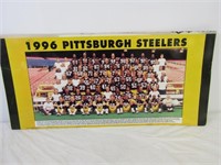 1996 Pittsburgh Steelers Team Photo Tin