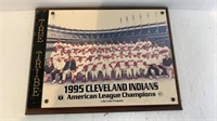 1995 Cleveland Indians Champs Plaque
