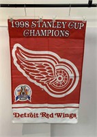 1998 Red Wings Stanley Cup Champs Flag