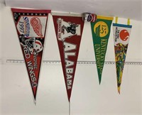 Lot of 4 Flag Banners