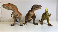 3 Schleich Plastic Dinosaur Toys