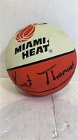 Autographed Mini Spalding Miami Heat Basketball