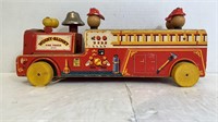 Vintage Fisher Price Winky Blinky Toy Fire Truck