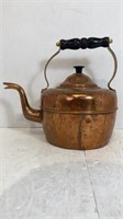 Vintage Copper  Tea Pot