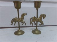 4.5" BRASS CANDLE HOLDERS