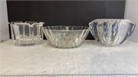 Lot of Glass/Plastic Bowls (3 Bowls)