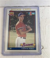 Chipper Jones Rookie Baseball Card