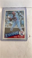 Kirby Puckett Baseball Rookie Card