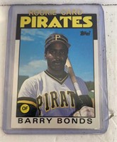 Barry Bonds Rookie Baseball Card