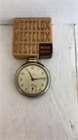 Westclox Silver Pocket Watch in box