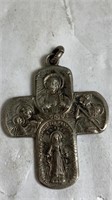 Sterling silver catholic cross