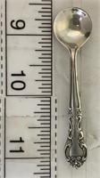 Sterling silver spoon pin brooch