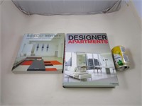 2 Livres bilingues design,architecture interieur