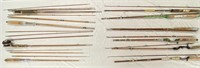 Vintage Fishing Pole Collection