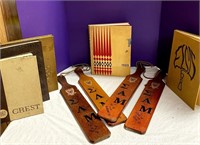 1970 Sorority or Fraternity  Paddles & Yearbooks