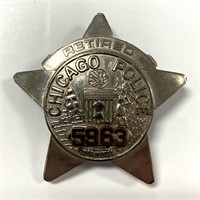 Retired Chicago Police Badge #5963