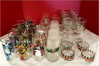 Sets of Christmas Glasses
