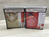 2 BOXES OF CHRISTMAS CARDS