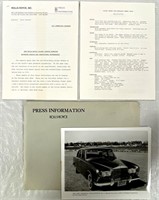 1971 Rolls-Royce Auto Show Press Kit