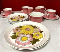 MCM Vintage Mikasa Duplex dishes.