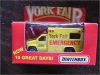 Matchbox York, PA Fair Emergency Vehicle -1997