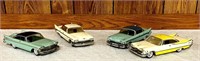 4 Vintage Promo Cars