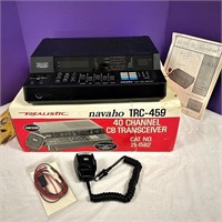 Realistic Navaho 40 Channel CB Transceiver w/box