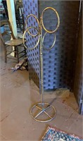Gold Painted Towel Stand