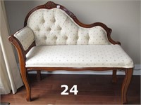 Victorian Style LoveSeat w/ Chaise