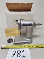 Vintage KitchenAid Hobart Food Grinder Attachment