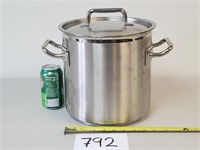 Piazza Effepi Stainless Stock Pot with Lid - Italy