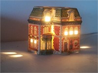 Porcelain Lighted House #1 - New