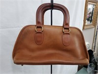 Vintage Brown Leather Coach Purse
