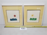 2 Framed Signed/Numbered Art  by Garfield (No Ship