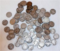 Collection of US Nickels - Most Buffalo - Liberty