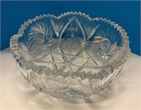 Sawtooth Pinwheel Crystal Bowl