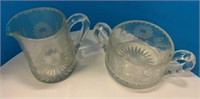 Cornflower Style Vintage Glassware