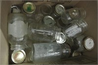 Assortment of Various Canning Jars