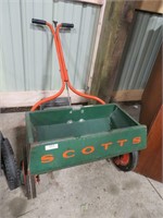 vintage metal scotts lawn seeder