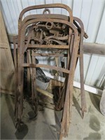 antique hay forks