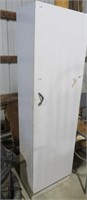one door metal cabinet w/contents nuts/screws/bolt