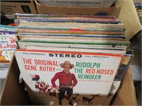 vintage Christmas records