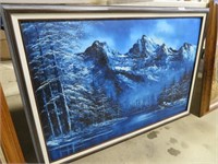 framed/signed oil on canvas 27.5" x 39.5"