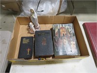 religious figure, living bible, prayer books